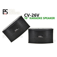 (PASANG / Pair) PS CV-26V 10" Professional Sounds System Wall Mount Karaoke Speaker