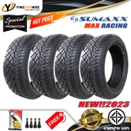 265/60R18 SUMAXXรุ่น MAX RACING  4 เส้น (ผลิตปี 2023) แถมจุ๊บลมยางแท้ 4 ตัว + แถมเกจหน้าปัทม์เหลือง 1 ตัว ( ยางรถยนต์ ยางขอบ18) (บริการติดตั้ง ทักแชท)