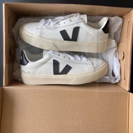 全新 VEJA Campo 休閒小白鞋 黑V黑尾 男女通用