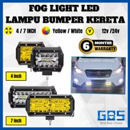 GBS CAR LED 4Inch 7Inch 60W 120W LED Work Light Bar Fog Light Offroad Spotlight Waterproof Truck Boa