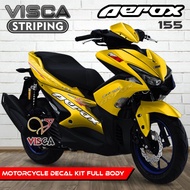 Aerox 155 Old Full Body Decal - Cool Old Aerox 155 Stickers - Old Aerox 155 Striping Variations - Ae