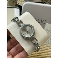 🇺🇸✈️Relic by Fossil US Leah Silver-tone w/mineral crystal Stainless Steel Case Women’s Watch!