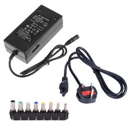 最大 96W 輸出 4.0A 12-24V 可切換 110V-240V 交流通用電源適配器適用於筆記型電腦充電器帶 8 個連接器  fgackp Max 96W Output 4.0A 12-24V 