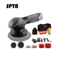 SPTA Cordless Buffer DA Polisher with 2 2.0Ah Battery Variable Speed Polisher Kit for (12V/8mm)