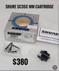 Shure SC35C 唱頭 * ½＂mount 0.7 mil spherical tip 4.0 - 5.0 G tracking force