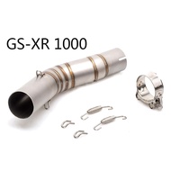 Motorcycle Exhaust Middle Pipe Link Pipe For Suzuki GSXR1000 GSX R1000 GSXR 1000