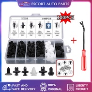 100 Pcs/box Car Clip Car Fastener Car Bumper Clips Rivet Door Panel Retainer Trim Kit Car Push Pin R