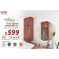 UCO HANGING OPEN DOOR WARDROBE 32"