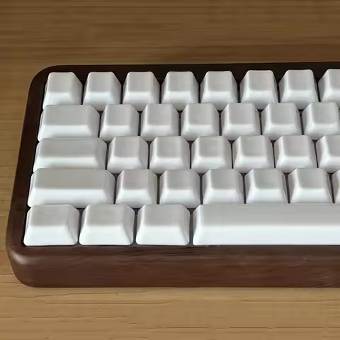 Ceramic Keycaps Smooth Glaze Translucent Mechanical Keyboard Keycaps for Arrow Keys Four Pcs Without