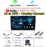 จอรถยนต์ 2Din ขนาด 7/9/10 นิ้ว MP5 Carplay Android Auto รองรับ YouTube เข้าสู่ระบบเพื่อใช้ Bluetooth
