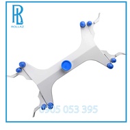Double burette clamp made of plastic/Aluminum