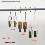 Clothing Store Hook Coat Hook Solid Wood Hook Multi-Purpose Clothing Storage Crystal Hook Customized