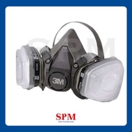 3M 6200 RESPIRATOR + 3M 6001 CARTRIDGE + 3M 501 COVER + 3M 5N11 FILTER