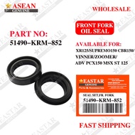 Front Fork Oil Seal 51490krm852 XR125/150/Supremo CBR150 ADV PCX150 Zoomer GTR sold per piece