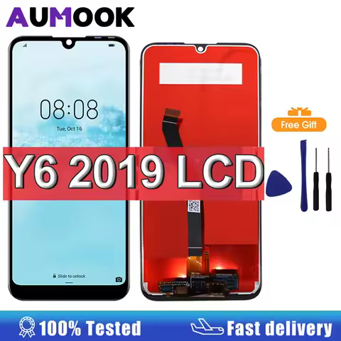 6.09 "Y6 2019 Display For Huawei Y6 2019 LCD Display Touch Screen Digitizer Replacement For Huawei Y