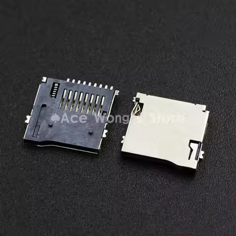 9pin Micro SD card slot connectors, size 14*15mm TF card deck, fit for phone, tablet, Vehicle Naviga