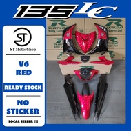 YAMAHA LC-135 LC135 V6 RED COVER SET (NO STICKER) RAPIDO NEW ACCESSORY AKSESORI