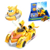Alpha Group Super Wings Golden Boy Spinning Battling Tops & Cars Toys, Yellow Car Toys for Kids Age 