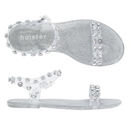 Holster Sunlight Clear Glitter HST150CG รองเท้าส้นแบนแบบรัดส้น