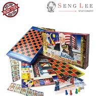 2 in 1The Billionaire Jutaria Game / Dam Draughts Malaysian Classic Board Game 亿万富翁