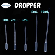 Dropper Plastic Dropper / Disposable Plastic Pipettes Thick & High Quality / 1mL 2mL 3mL 5mL 10mL / 