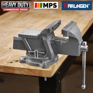 Harlingen Heavy Duty Clamp Bench Vise Tool Grafting Tool Set Ragum Meja 4/5/6/8 inch Heavy Duty Benc