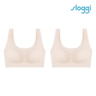 Night set sloggi เซ็ตคู่เสื้อชั้นใน แบบไม่มีโครง รุ่น sloggi ZERO Feel 2.0 Top AX R รหัส 10218607 สี