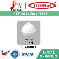Techplas 1" 25mm Heavy Duty Poly Float Ball for Water Tank Float Valve / Bola Pelampung Air Tangki Bathroom Toilet