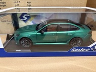 Solido 1/18 BMW M5 Green scale model car 模型車