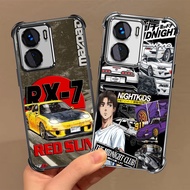 D33 Initial D TPU Case for VIVO Y02S Y02A Y16 Y02T Y02 shockproof
