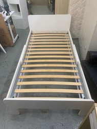 二手  二手傢俬 床 單人床 3尺單人床 77*40*28″ (床褥尺寸75*36″) #2303179