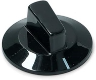LEMONA electronics Black Control Knob Diameter 50 mm for Oven Thermostat (D-shaped Hole Diameter 6 x