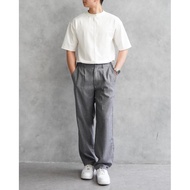 Themondaysunday - James Straight Pants Loose Fit Pants Loose Pants for Men