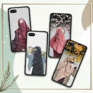 TPU Soft Casing 811X Cartoon muslim hijab girl OPPO F5 F7 F9 F9Pro F11 F11Pro F19 F19S F19Pro F17 A7