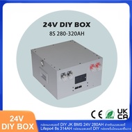 24V DIY JK BMS Battery Kit Does Not Include Batteries, Suitable for 8s 314AH/280AH Lifepo4 Battery D