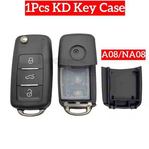 1pcs 3 Buttons KEYDIY B08 NB08 Remote Shell Car Flip Key 202AD Type Shell Cover Only for KD Wire Wir