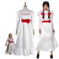 Annabelle Ghost Doll Costume for Girls for Halloween costumes