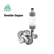 Week Aqua CO2 Regulator CGA320 หัวเรกกูเรเตอร์สำหรับถังคาร์บอนไดออกไซด์