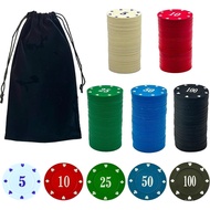 SEETOOOGAMES Casino Poker Chips Denominations 9GHK