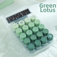 JI-TOP | Transparent Gradient Large Buttons Scientific 10-digit Calculator