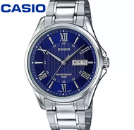 COM Shop/Casio นาฬิกาข้อมือผู้ชาย เลขโรมัน กันน้ำ 100M สายสแตนเลส รุ่น MTP-1384