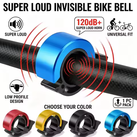 Loud Warning MTB Bicycle Bell Horn Sturdy Handlebar Fitting To Ensure Cycling Safety