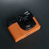 Head layer cowhide Leather Half Camera Case Camera bag Cover For Canon G12/G11/G10