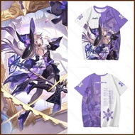 Honkai Star Rail Herta Cosplay Summer T-Shirt - Short Sleeve