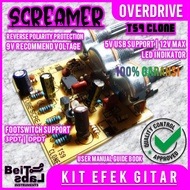 Ts9 TUBE SCREAMER Guitar Effect KIT - TUBE AMP SOUND Overdrive