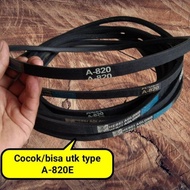 V belt fan belt karet mesin cuci A-820 A820 bisa utk A-820E