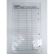 Rados Time Planner - Isi Binder Pengeluaran A6