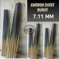 CARBON SUTET BUBUT 7.11MM PANJANG 200CM BAHAN JORAN