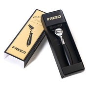 【FREED】五刀式刮鬍刀 - 極致黑 客製送禮 客製化刻字 送禮推薦