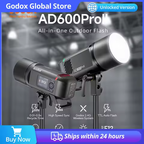 Godox AD600PROII All-in-One Outdoor Flash 600W TTL HSS Built-in Li-on Battery 2.4G Wireless X System